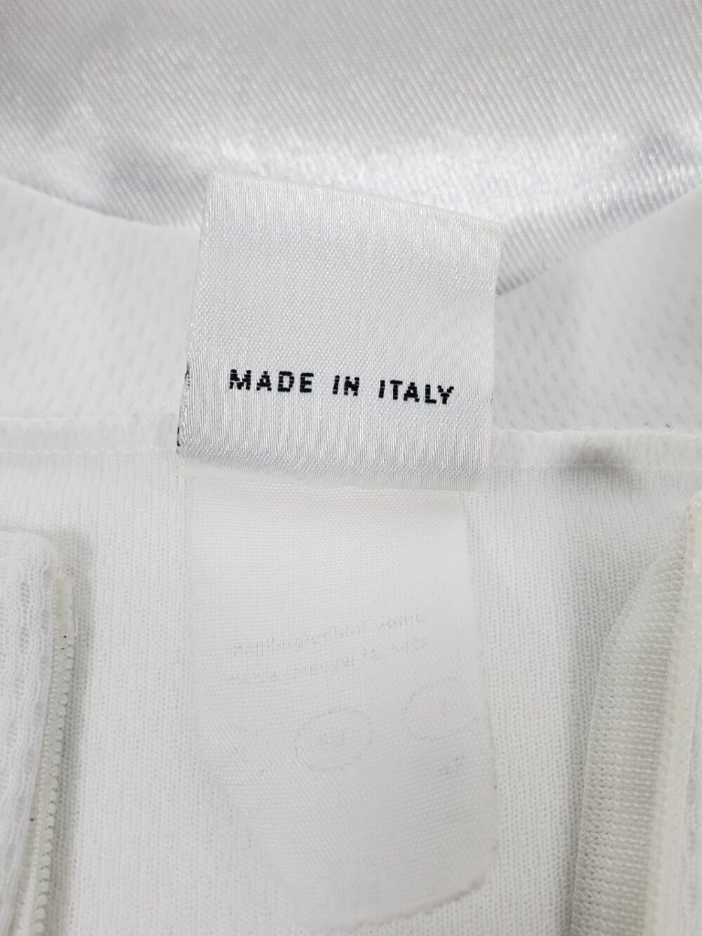 Giro Sport Design Cycling Jersey Made in Italy Short Sleeve Full Zip White Blue - Picture 4 of 7